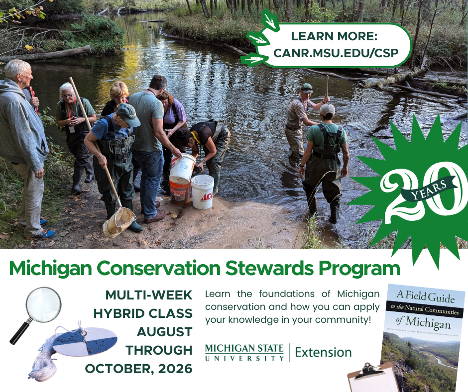Conservation Stewards Program 2026 marketing graphic