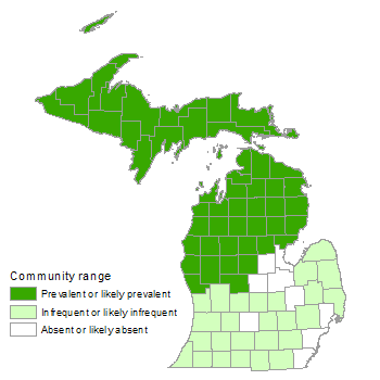 county distribution map