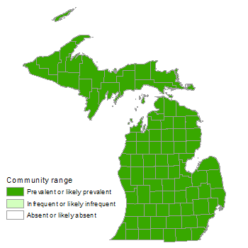 county distribution map