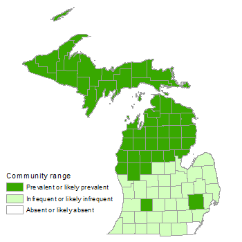 county distribution map