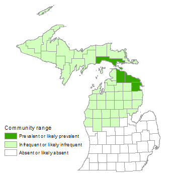 county distribution map