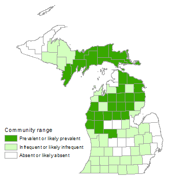 county distribution map