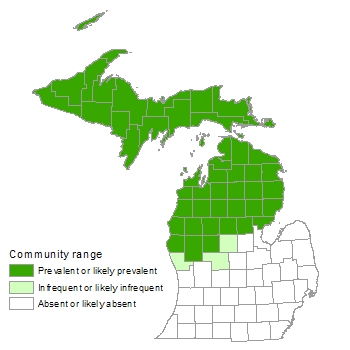 county distribution map