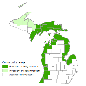 county distribution map