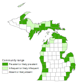 county distribution map