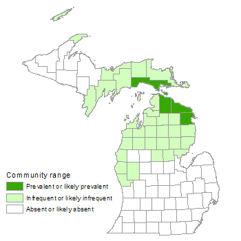 county distribution map