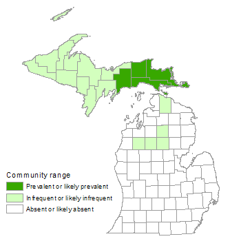 county distribution map