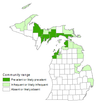 county distribution map