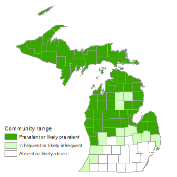 county distribution map