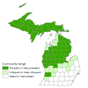 county distribution map