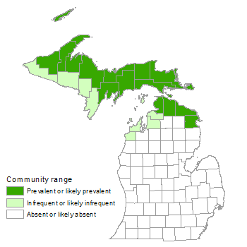 northwest coniferous forest map