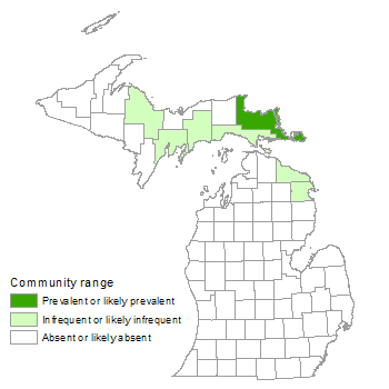 county distribution map