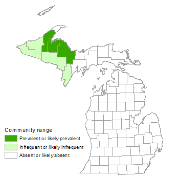 county distribution map