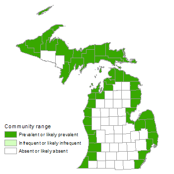 county distribution map