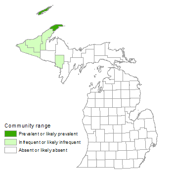 county distribution map