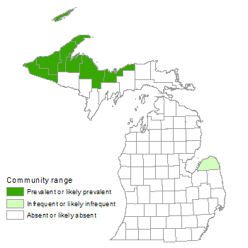 county distribution map