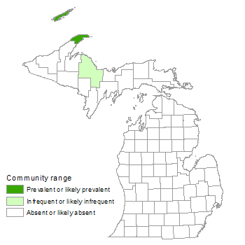 county distribution map