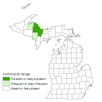 county distribution map