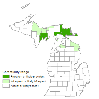 county distribution map