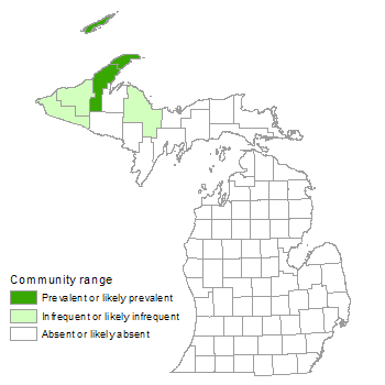 county distribution map