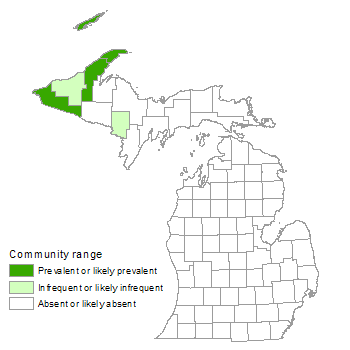 county distribution map