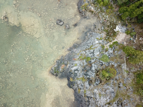 A photo of the Limestone Bedrock Lakeshore natural community type