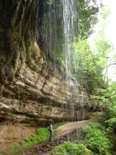 A photo of the Sandstone Cliff natural community type
